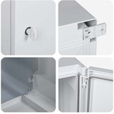  Upravljački ormar Siva 37 x 19,5 x 40 cm ABS plastika | shoptok.hr