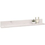 vidaXL Stenske police 2 kosa bela 80x11x9 cm trdna borovina | Shoptok.si