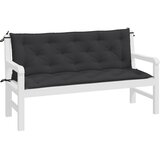  Jastuci za vrtnu klupu 2 kom crno 150x50x7 cm tkanine Oxford | Eponuda.com
