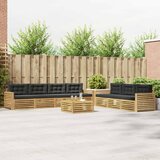  Set vanjskih sofa 8 kom. Bijela i antracit | Shoptok.si