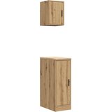  Garažni ormarići 2 kom boja hrasta artisan konstruirano drvo | shoptok.hr