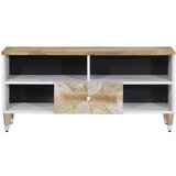 Maison Chic TV omarica - TV stojalo - Televizijska omarica 100x33,5x46 cm Masivni les Mango, (21700962) Cene