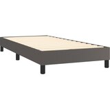  s oprugama i madracem sivi 90 x 200 cm od umjetne kože | shoptok.hr