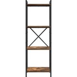  Polica Dimljeni hrast 40 x 30 x 119 cm Konstruirano drvo | shoptok.hr