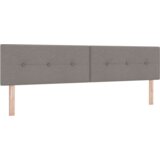  LED Odelčni Naslonjalo z Gumbi Taupe 100 cm Tkanina, (22052947) | Shoptok.si
