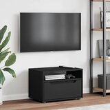 TV ormarić VISNES crni 60x40x38 cm izrađeno drvo | Eponuda.ba