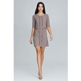 Figl Woman's Dress M618 Mocca | Shoptok.si