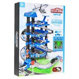 Lean_Toys Policijsko štirinadstropno parkirišče 1:64 Vozila Zvok svetlobe | Shoptok.si