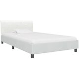  Okvir za krevet od umjetne kože bijeli 100 x 200 cm | shoptok.hr