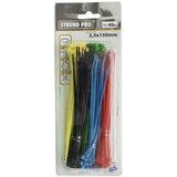Strend Pro večbarvne pvc vezice 2,5x150mm, 200kos SLT 217054 | Shoptok.si