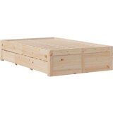  Okvir kreveta bez madraca s ladicama 135 x 190 cm od borovine | shoptok.hr