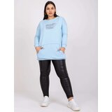 RELEVANCE Sweatshirt-RV-BL-7124.01-light blue | Shoptok.si
