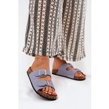 Boto Womens Sandals On Cork Platform With Golden Buckles Blue Lisavionea | shoptok.hr