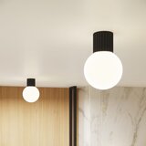 Sollux Stropna svetilka HALO črna IP44, (5000352200) | Shoptok.si