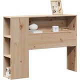 vidaXL Vzglavje s predelki 75 cm trdna borovina Cene