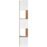 MID.YOU KOTNI REGAL 34/185/34 cm naravne barve, bela | Shoptok.si