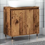 Maison Chic Kopalniška omarica - Kopalniški kabinet starinski les 58x33x60 cm inženirski les, (21794761) | Shoptok.si