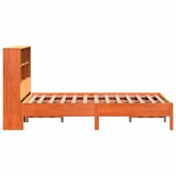 Krevet s regalom za knjige bez madraca 160x200 cm od borovine | Eponuda.com