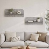  Zidna polica 2 kom. 80.5 x 13.5 x 37.5 cm | shoptok.hr