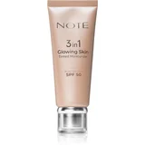 3 in 1 Glowing Skin tonizirajoča vlažilna krema za osvetlitev kože SPF 50 30 ml