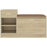vidaXL Klupa za cipele boja hrasta sonome 94,5 x 31 x 57 cm od iverice | shoptok.hr