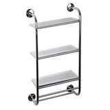 Awd Zidna polica 3reda + nosač peškira INOX-staklo | Eponuda.ba