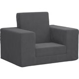 vidaXL Otroški kavč antracit mehak pliš | Shoptok.si