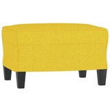  Kavč trosed s stolčkom za noge rumen 180 cm blago, (20921454) | Shoptok.si