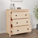  Komoda 70 x 35 x 80 cm od masivne borovine | shoptok.hr