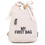 Childhome otroški nahrbtnik my first bag teddy off white