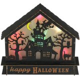 Retlux LED dekoracija HALLOWEEN LED/2xAA/višebojna ukleta kuća Cene