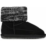 EMU Australia Dječje cipele za snijeg od brušene kože Eccles boja: crna