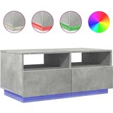  Stolić za kavu s LED svjetlima siva boja betona 90x49x40 cm | shoptok.hr