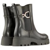 primohurt Black workers women's winter boots with a thick sole, black ankle boots with a zipper | shoptok.hr