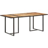  Blagovaonski stol 180 cm od grubog drva manga | shoptok.hr