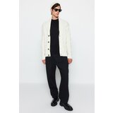 Trendyol Ecru Men's Slim Fit Shawl Collar Knitwear Sweater Cardigan | Shoptok.si