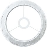 vidaXL Senčilo za svetilko belo Ø25x17 cm pleteno | Shoptok.si