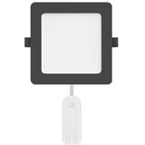 Ferotehna led rasvjeta ugradni panel 6 w 570 lm, dip 3000/4000/6500K IP20 č crni | shoptok.hr