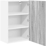 vidaXL viseći ormarić zidne riga siva sonoma i bijela 50 x 31 x 80 cm | shoptok.hr