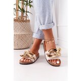 Boto Slippers On The Cork Sole With Chain Beige Last Dance | shoptok.hr