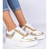 Gemre Golden women's sneakers with a thick sole Dolla | shoptok.hr