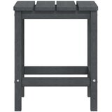 vidaXL Vrtne stolice Adirondack sa stolićem HDPE antracit | shoptok.hr