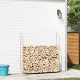  Stalak za drva za ogrjev 150x25x150 cm Pocinčani čelik | Eponuda.com