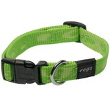 Rogz alpinist ogrlica za pse od mekane tkane trake m — 26–40 cm zelena | Eponuda.com