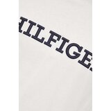 Tommy Hilfiger Pamučna majica boja: bež, s aplikacijom | shoptok.hr