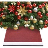 vidaXL Podloga za božićno drvce crveno-bijela 48 x 48 x 25 cm Cijene