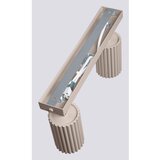 Sollux Smeđe-sivi metalni reflektor 6,5x30 cm Gleam – | shoptok.hr