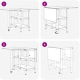  Blagovaonski stol 122 x 80 x 76,5 cm Konstruirano drvo | shoptok.hr