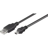 MicroConnect USBAMB510 USB kabel USB 2.0 10 m USB A Mini-USB B Črna Cene