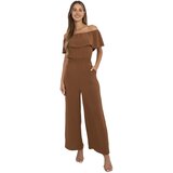 Italy Moda Jumpsuit-MI-KO-T52.67-light brown | shoptok.hr